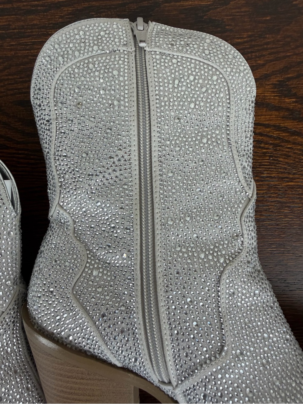 Universal Thread Jacey Rhinestone Western Ankle Boots - Picture 8 of 17